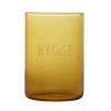 Best Design Letters Verre Favorite Drinking Glass Hygge Yellow