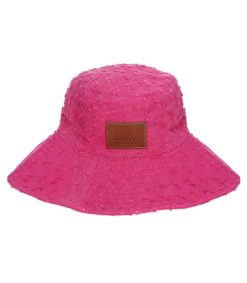 Online Isabel Marant Chapeau Delya En Jean Fushia