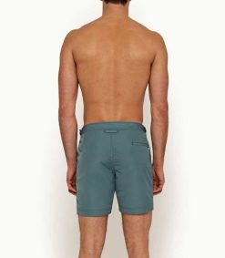 Best Orlebar Brown Short De Bain Homme Mi-Long Bulldog Ii Sage