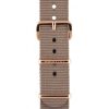 Clearance Briston Bracelet De Montre Type Nato Taupe, Boucle Or Rose 230Mm - Clubmaster Chic