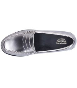 Hot G.H. Bass & Co. Mocassins Weejun Penny Loafer Argent