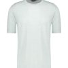 Clearance Wool&Co Tee-Shirt Homme A Col Rond En Lin Cristal