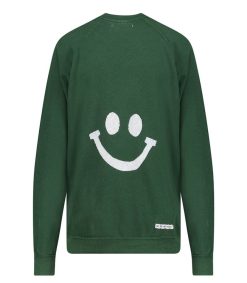 Hot We Are One Project Sweat-Shirt Vintage Smile Joy X Jane De Boy Vert Fonce