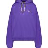 Clearance Mira Mikati Sweat A Capuche Avec Collier De Perles Violet