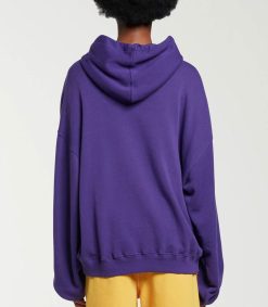 Clearance Mira Mikati Sweat A Capuche Avec Collier De Perles Violet