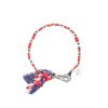 Best Harpo Bracelet Pierres Diverses & Noeuf Marine/Rouge