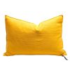 New Maison de Vacances Coussin Lin Lave Froisse 60 X 90 Cm Tournesol