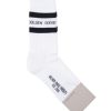 Hot Golden Goose Chaussettes Hautes A Rayures Blanc/Noir