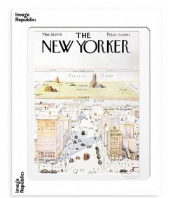 Hot Image Republic Affiche The New Yorker 07 Steinberg 30 X 40 Cm