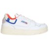 Best Autry Baskets Homme Clc Blanc Orange Et Bleu