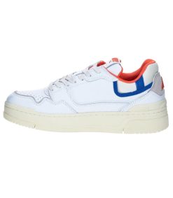 Best Autry Baskets Homme Clc Blanc Orange Et Bleu