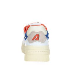 Best Autry Baskets Homme Clc Blanc Orange Et Bleu