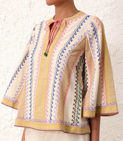 Wholesale Zimmermann Top August Embroidered