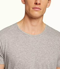 Best Orlebar Brown Tee-Shirt Homme Ob-T Seal Grey