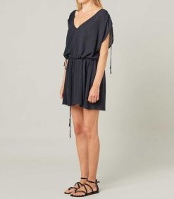 Online Maison Saint Julien Robe Courte Alexandrie Bleu Nuit