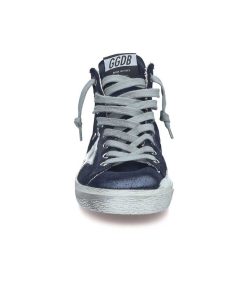 Best Golden Goose Baskets Francy Classic Cuir Suede Marine