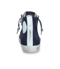 Best Golden Goose Baskets Francy Classic Cuir Suede Marine