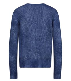 Wholesale Avant Toi Pull En Maille Col V Blue Navy