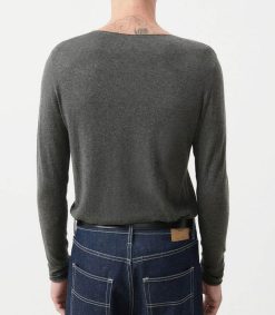 Online American Vintage Pull Homme Marcel Anthracite Chine