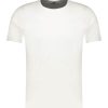 New Wool&Co Tee-Shirt Homme A Col Rond Blanc