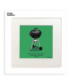 Clearance Image Republic Affiche Pdtc Edouard Pont 086 Barbecue Couleur 22 X 22 Cm