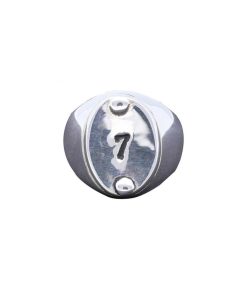 Wholesale Serge Thoraval Chevaliere Chiffre "7" Argent