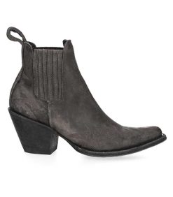 New Mexicana Boots Gaucho Long Stitch Grey X Jane De Boy