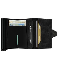 Hot Secrid Porte-Carte Twinwallet Vintage Black