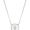 Clearance Pascale Monvoisin Collier Pierrot N° 2 Blanc Et Diamants