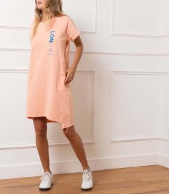 Clearance Margaux Lonnberg Robe Tee-Shirt Abby Orange X Jane De Boy