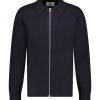 Wholesale NN07 Sweat-Shirt Homme Zippe Harald Navy Blue