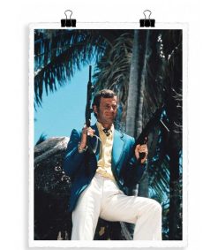 Hot Image Republic Affiche Belmondo Magnifique Guns 56 X 76 Cm