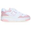 Wholesale New Balance Baskets 550 White Pink Sand