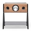 Online La Boite Concept Enceinte Haute-Fidelite Cube Woody Noyer