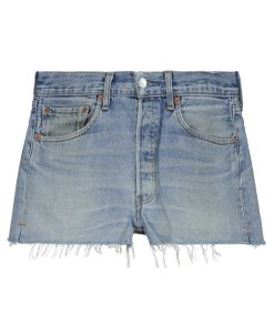 Wholesale RE/DONE Short En Denim Upcycle Indigo