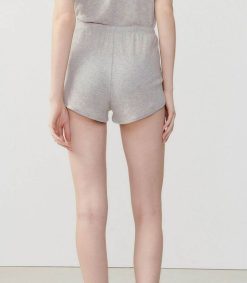 Best American Vintage Short Ruzy Gris Clair Chine