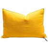 New Maison de Vacances Coussin Lin Lave Froisse 30 X 50 Cm Tournesol