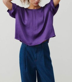 Wholesale American Vintage Top Widland Neon Purple