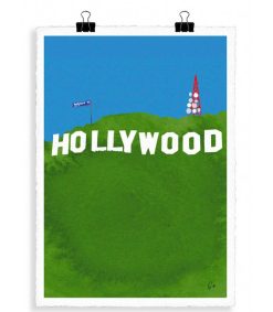 Online Image Republic Affiche Wlpp "Hollywood" 56 X 76 Cm