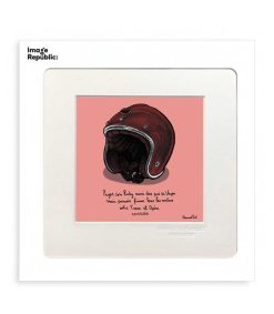 Online Image Republic Affiche Pas Du Tout Cliche Casque 22 X 22 Cm