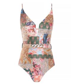 Online Zimmermann Maillot De Bain Une Piece Devi Plunge V Wire