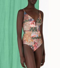 Online Zimmermann Maillot De Bain Une Piece Devi Plunge V Wire