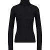 Hot Roberto Collina Pull Col Roule Dolcevita Nero