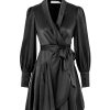 Hot Zimmermann Robe Portefeuille En Soie Black