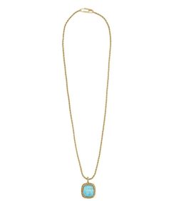 Hot Aurélie Bidermann Sautoir Miki Turquoise