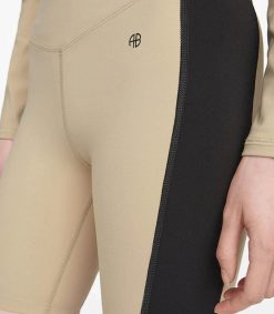 New Anine Bing Cycliste De Sport Blake Tan & Black