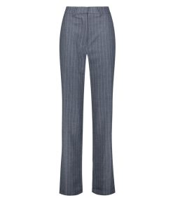 Online Anine Bing Pantalon Tailleur Drew Grey Pinstripe