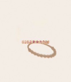 Hot Pascale Monvoisin Bague Ava N°2 Saphir Rose