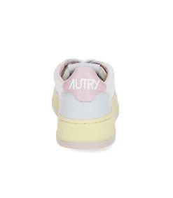 Online Autry Baskets Medalist Low Velours Cotele Gris/Rose