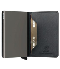 Hot Secrid Porte-Carte Slimwallet Mirum Plant-Based Black